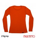 Merino-Shop | Damen Merinowolle T Shirt 100% Merinowolle Pointelle