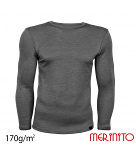 Herren Langarm T-Shirt | 100% Merinowolle | 170 g/qm