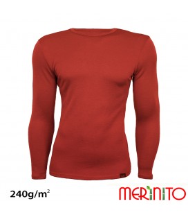 Long Sleeve T-Shirt | Multi-Layer merino wool & bamboo | 240g /sqm | Men