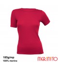 Women Short Sleeve T-Shirt | 100% merino wool | 185g/sqm