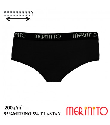 Women's briefs | 95% merino 5% elastane | 200 g/m2 Women's briefs | 95% merino 5% elastane | 200 g/m2