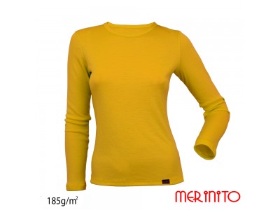 Women Long Sleeve T-Shirt | 100% merino wool | 185g/sqm Women Long Sleeve T-Shirt | 100% merino wool | 185g/sqm