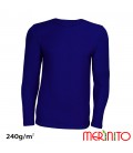 Merino Shop | Herren langarm wolle bamboo 240g T-Shirt Sportbekleidung