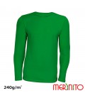 Merino Shop | Herren langarm wolle bamboo 240g T-Shirt Sportbekleidung