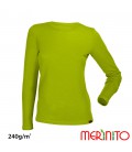 Merino-Shop | Damen 240g Merinowolle Bambus TShirt 100% Merino Funktionswäsche