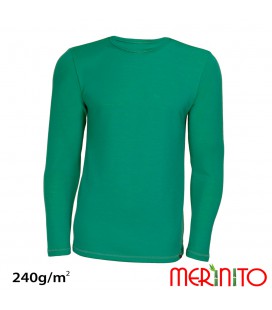 Langarm T-Shirt | Mehrschicht Merinowolle & Bambus | 240g/qm | Herren