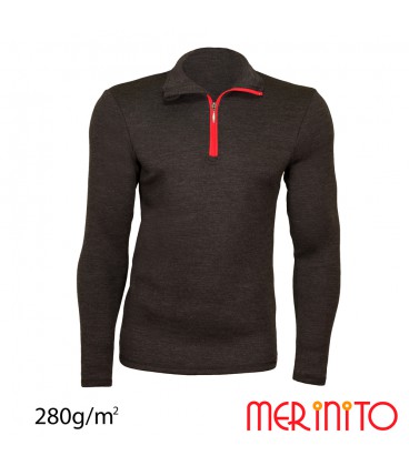 Long Sleeve blouse | short zipper | 280g /sqm | Men