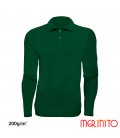 Long Sleeve Polo Jersey | 100% Merino | 200g /sqm | Men