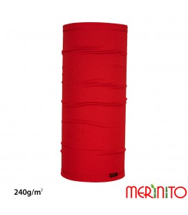 Unisex long neck warmer | merino wool + bamboo  | 240g/m2