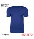 Men's Short Sleeve T-Shirt | 80% merino wool and 20% nylon | 170g/sqm