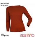MerinoShop | Women's  T Shirt 80% merino wool and nylon Functional blouse