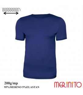 Merino Shop | T-Shirt Merinowolle 95% und Elasthan Funktionshirt