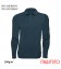 Men Long Sleeve Polo Jersey | 50% merino wool + 50% cotton| 200g / sqm